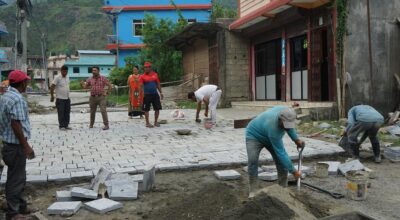 गलेश्वर बजार सौन्दर्यीकरण