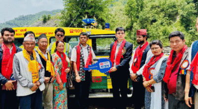 माथिल्लो त्रिशूली–१ जलविद्युत् आयोजनाद्वारा एम्बुलेन्स प्रदान