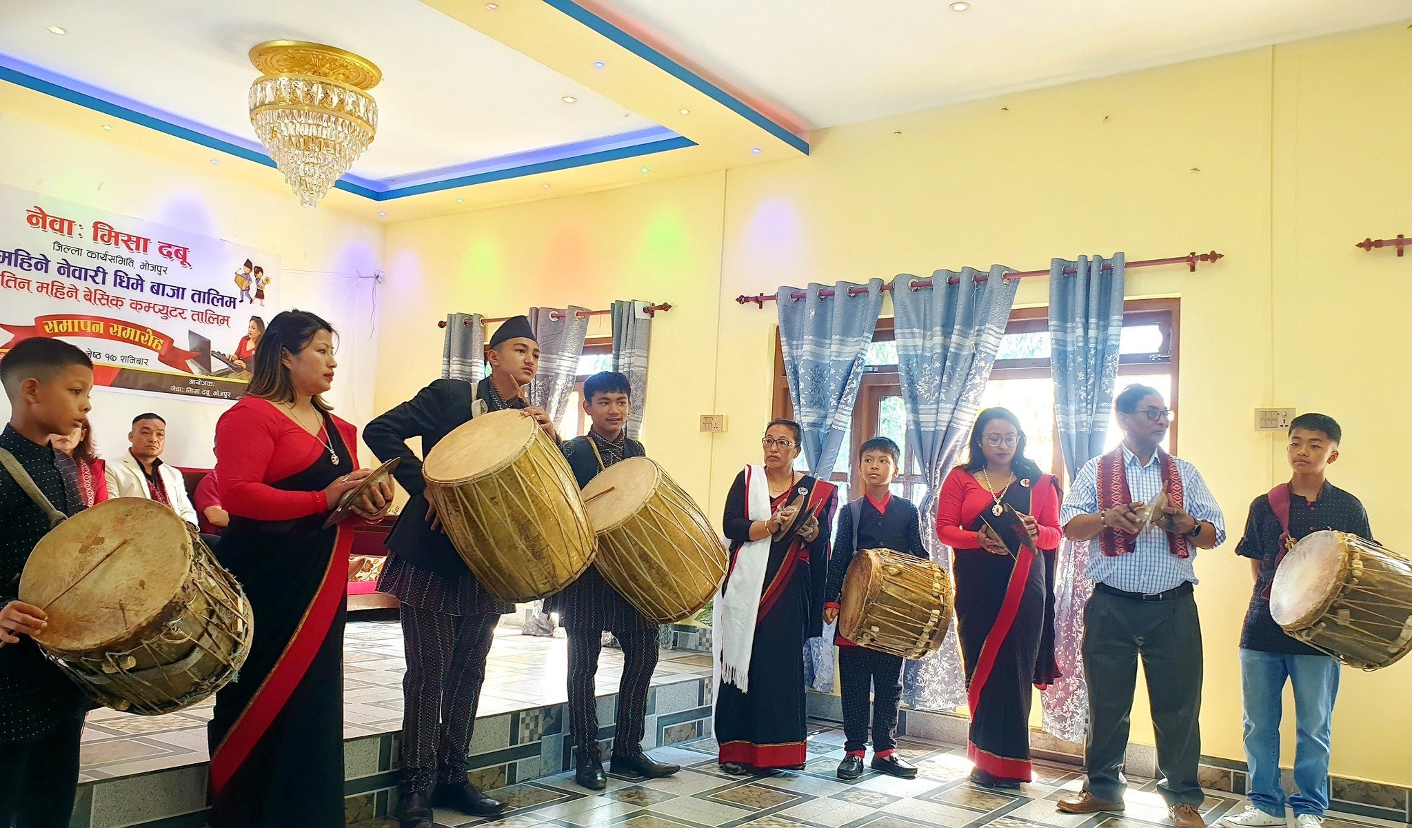 ‘धिमे बाजा’को संरक्षणमा जुट्दै भोजपुरका नेवार समुदाय