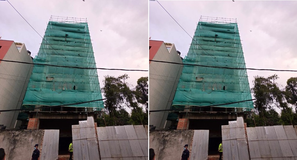 दरबारमार्गमा चार तलाबाट खसेर २ जना मजदुरको मृत्यु