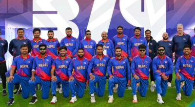 नेदरल्याण्ड्सविरुद्ध नेपाल १६ रनले विजयी