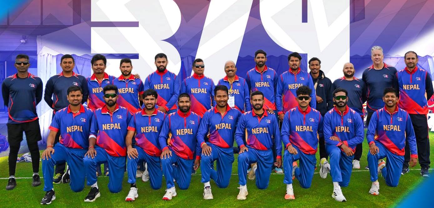 नेदरल्याण्ड्सविरुद्ध नेपाल १६ रनले विजयी