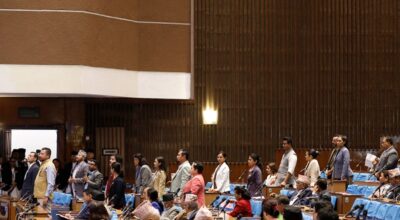 रास्वपाद्वारा संसद्मा नाराबाजी