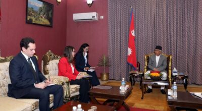 राष्ट्रपतिसँग इजिप्टका राजदूतको बिदाई भेट