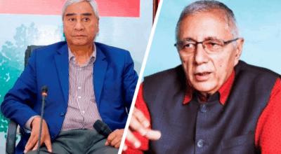 शेर बहादुर देउबा र शेखर कोइराला