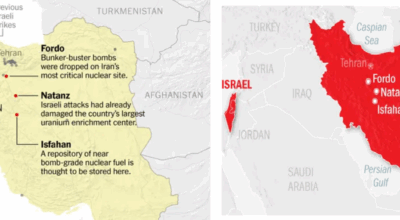 अमेरिकाद्वारा इरानका तीन आणविक केन्द्रमा आक्रमण