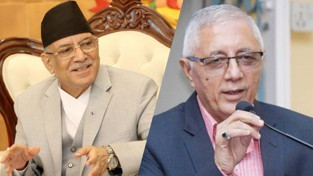 खुमलटारमा प्रचण्ड र शेखरवीच दुई घण्टा कुराकानी