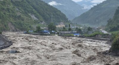 भोटेकोसीमा भीषण बाढी