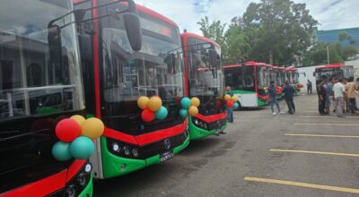 महानगर यातायातद्वारा विद्युतीय बस सेवा शुभारम्भ