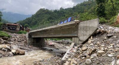 रुम्टाखोलामा सम्झौता अघि पक्की पुल