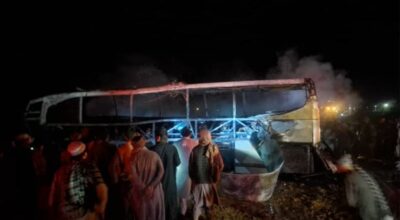 अफगानिस्तानमा बस दुर्घटना