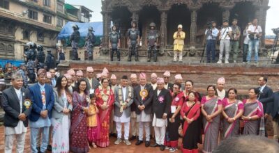 राष्ट्रपति पौडेलद्वारा भगवान् श्रीकृष्णको पूजाआराधना