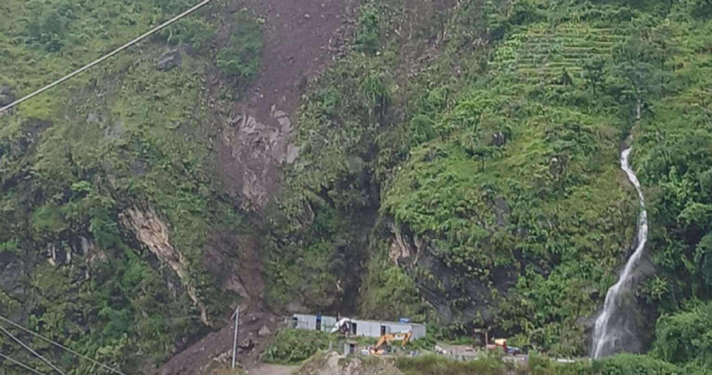 पहिरोले पुरिएर सुपर न्यादी आयोजना