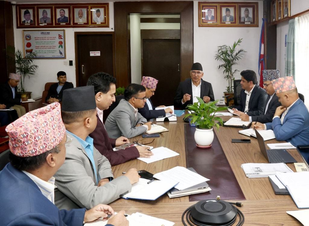 बजेट कार्यान्वयनसम्बन्धी मन्त्रालयगत छलफल सुरु