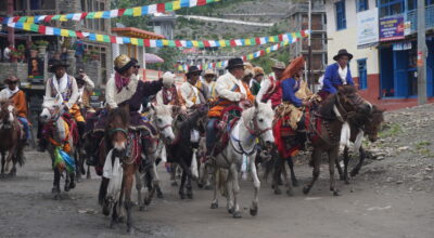 हिउँदयाम सुरु भएको खुसीयालीमा मुक्तिक्षेत्रमा ‘यार्तुङ’ आरम्भ