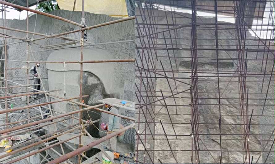 पाँचपोखरी थाङ्पालमा ८४ फिट अग्लो बुद्धको प्रतिमा