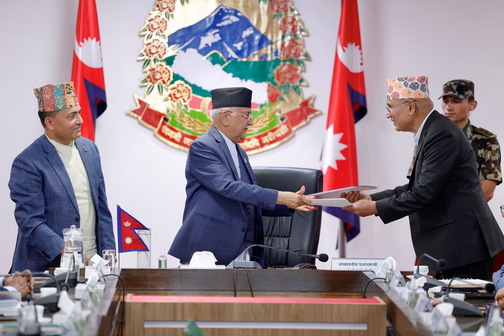 प्रधानमन्त्री र मन्त्रीहरुबीच कार्यसम्पादन सम्झौता