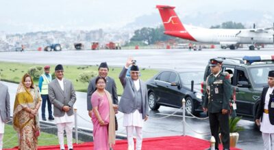 प्रधानमन्त्री केपी शर्मा ओली चीन प्रस्थान