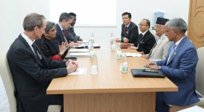 प्रधानमन्त्री ओलीसँग राष्ट्रसङ्घका उपमहासचिव फातिमाको भेट