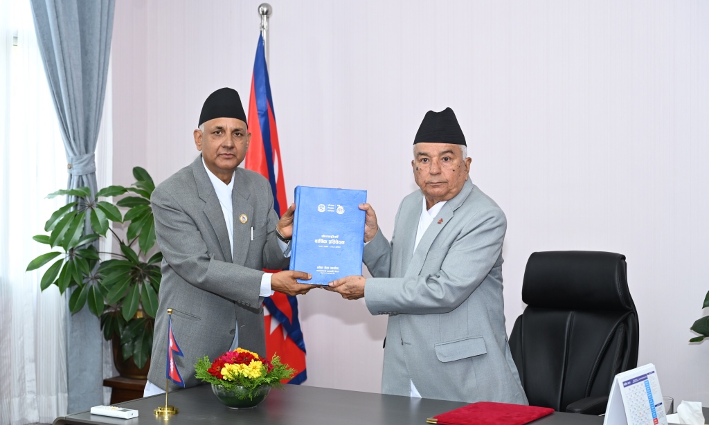 राष्ट्रपतिसमक्ष लोक सेवा आयोगको वार्षिक प्रतिवेदन पेस