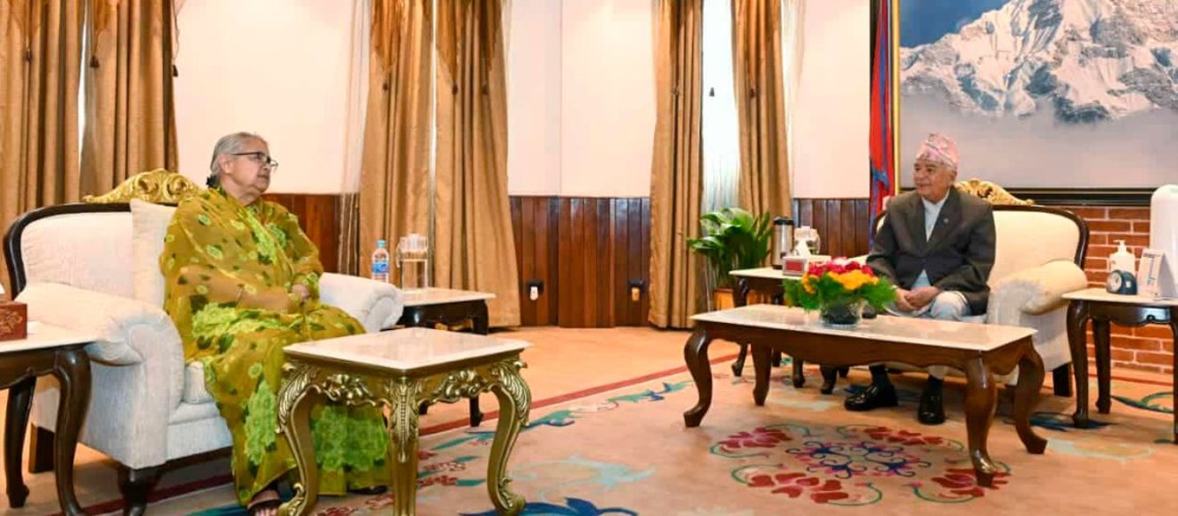 राष्ट्रपति पौडेल र प्रधानमन्त्री कार्कीवीच भेटवार्ता