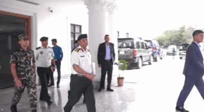 प्रधानमन्त्री कार्की र प्रधानसेनापति सिग्देलबीच भेटवार्ता