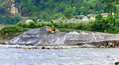 कालीगण्डकी नदीबाट अवैध उत्खनन गरिएको बालुवा जफत
