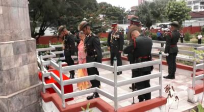 सहिदका सालिकमा माल्यार्पण