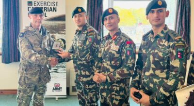 नेपाली सेनालाई स्वर्ण पदक