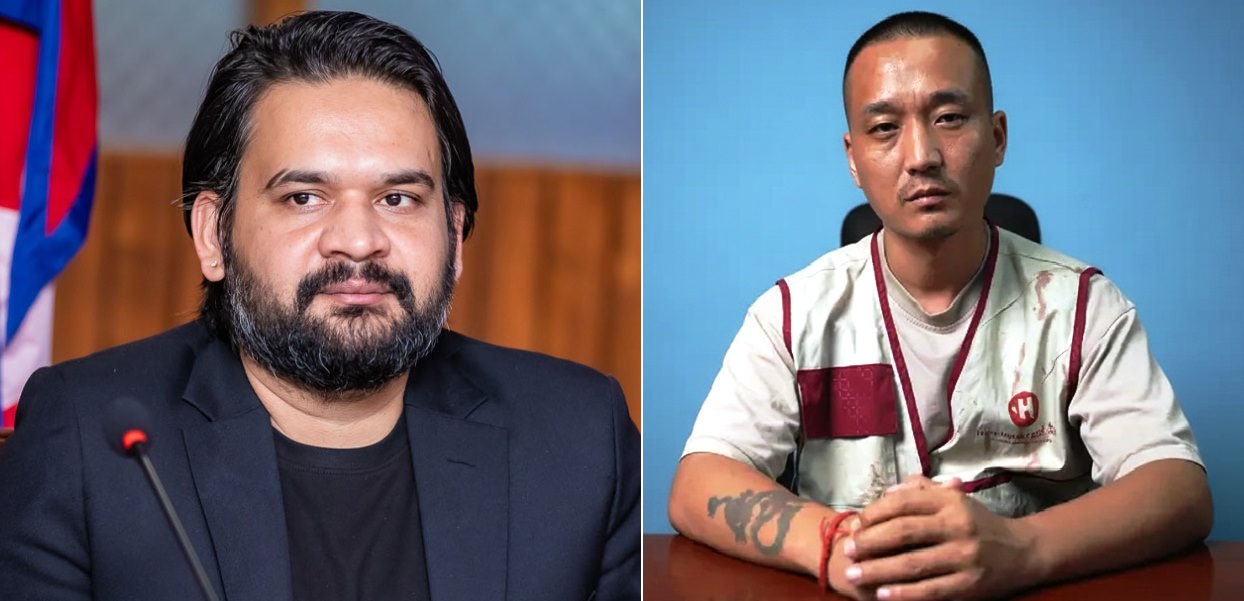 बालेन र सुदनविरुद्ध किटानी जाहेरी लिएर अखिलका नेताहरू प्रहरी परिसरमा जाँदै