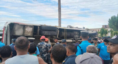 बस दुर्घटना