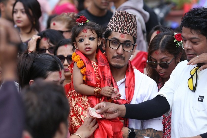 जीवित देवी कुमारी