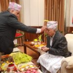 राष्ट्रपति पौडेलले लगाए बडादशैंको टीका