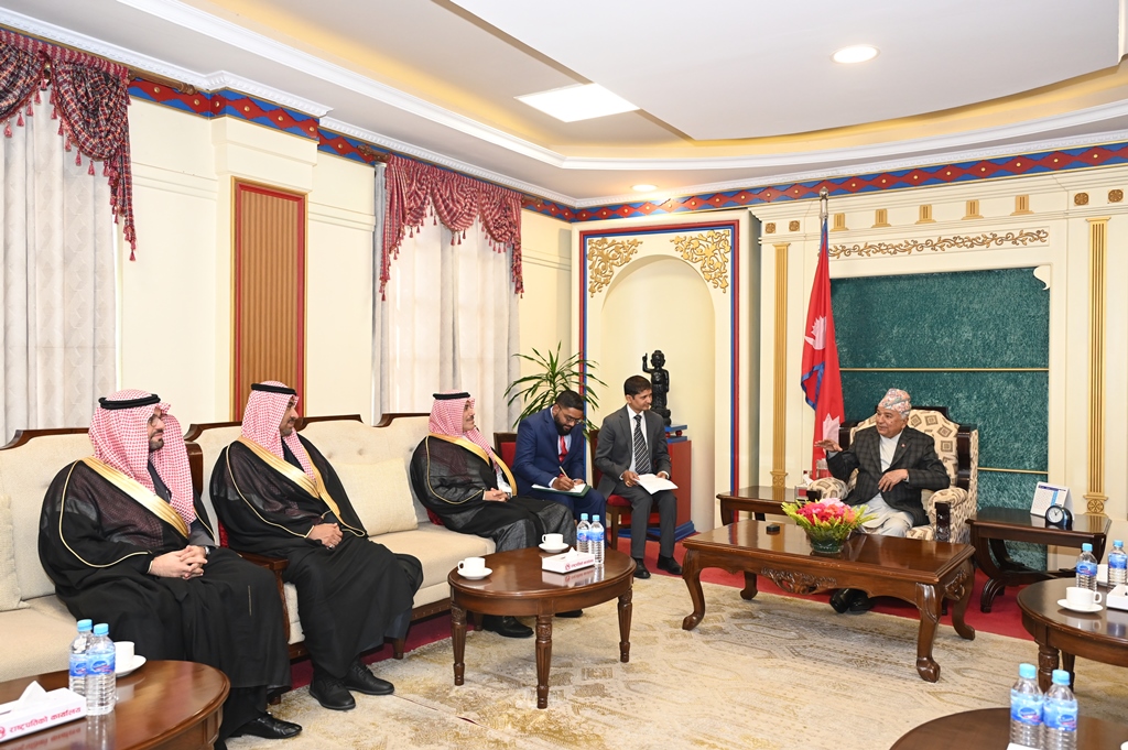 राष्ट्रपति पौडेलसँग साउदी अरबका राजदूतको बिदाइ भेट