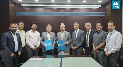 एनएमबि बैंकद्वारा माथिल्लो मैवा जलविद्युत आयोजनाको वित्तीय व्यवस्थापन