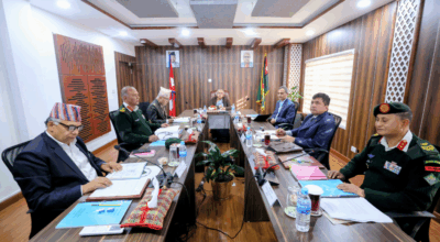 राष्ट्रिय सुरक्षा परिषद् बैठक