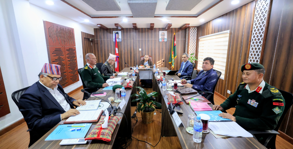 राष्ट्रिय सुरक्षा परिषद् बैठक