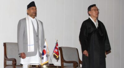 उपराष्ट्रपति यादव स्वागत समारोहमा सहभागी