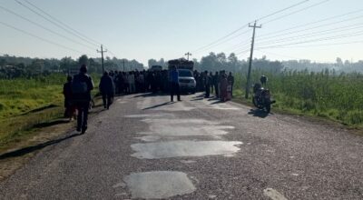 घोडाघोडीमा जिपको ठक्कर