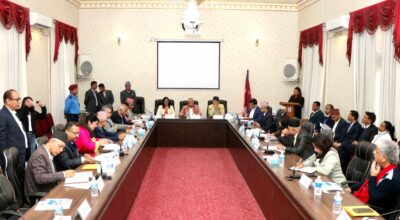 राष्ट्रियसभा सदस्यको निर्वाचनका लागि आयोगद्वारा दलहरूसँग छलफल