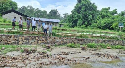 जैविक तटबन्धले जोगायो विद्यालय