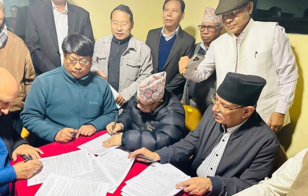 माओवादी र एकीकृत समाजवादीसहितका दलबीच एकताको सहमति