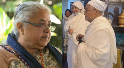 पूर्वप्रधानन्यायाधीश कल्याण श्रेष्ठसँग प्रधानमन्त्री सुशीला कार्कीको भेट