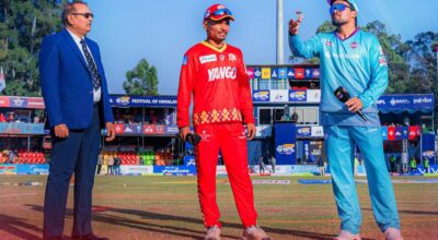 एनपिएल : काठमाडौँ गोर्खाज टस जितेर ब्याटिङ गर्दै