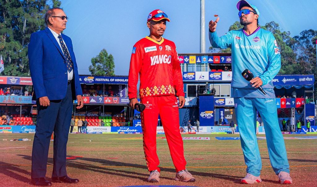 एनपिएल : काठमाडौँ गोर्खाज टस जितेर ब्याटिङ गर्दै