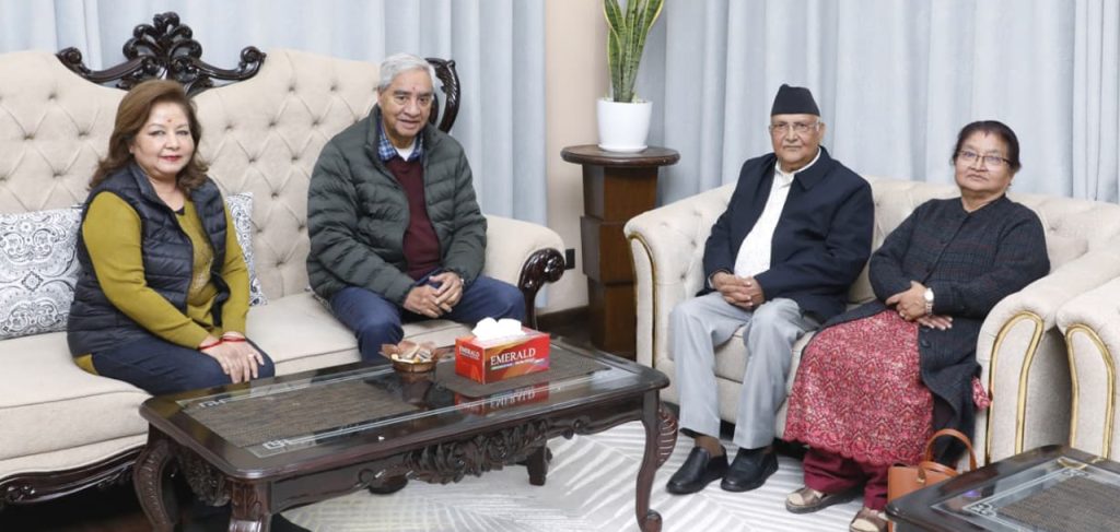 जेनजी आन्दोलनपछि महाराजगञ्जमा ओली र देउवावीच भेटवार्ता