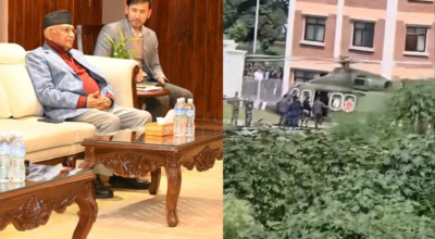 जेनजी आन्दोलनमा राजीनामा दिएर हेलिकप्टरमा भागेका ओली पहिलोपटक पुगे बालुवाटार