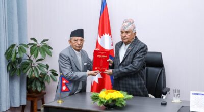 राष्ट्रपति पौडेलसमक्ष मानव अधिकार आयोगको वार्षिक प्रतिवेदन पेस