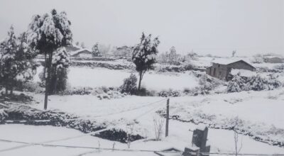 बैतडी र बागलुङमा बाक्लो हिमपात