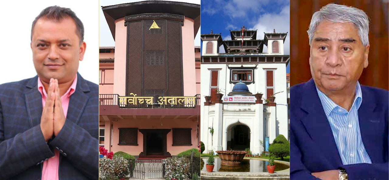 गगन थापा समूहलाई आधिकारिकता दिने आयोगको निर्णयविरुद्ध सर्वोच्चमा रिट